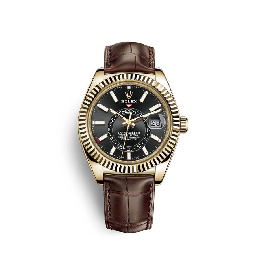 Rolex Sky-Dweller 18 ct yellow gold M326138-0008 watch replica