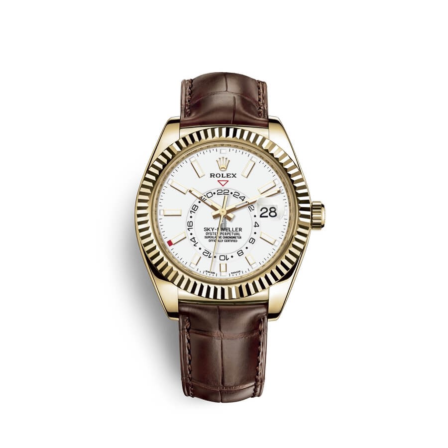 Rolex Sky-Dweller 18 ct yellow gold M326138-0010 watch replica