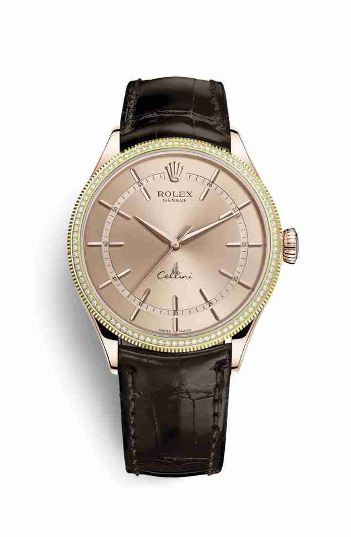 Rolex Cellini Time Everose gold 50605RBR Pink Dial