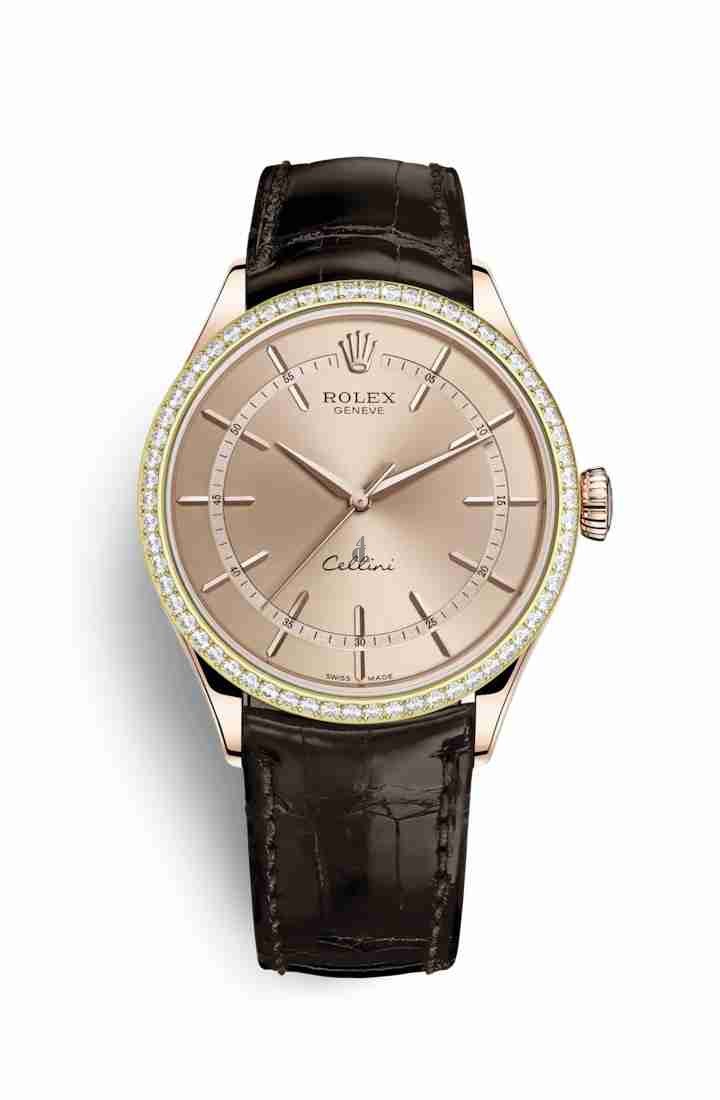 Rolex Cellini Time Everose gold 50705RBR Pink Dial