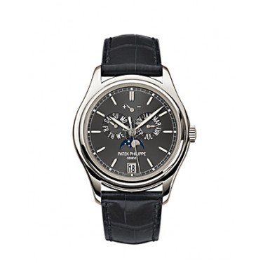 Fake Patek Philippe Complications Automatic Moonphase Black Dial Men's Watch 5146P-001