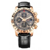 Imitation Chopard Mille Miglia Mens Rose Gold GMT Chronograph Watch