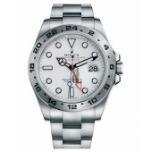 Fake Rolex Explorer II Stainless Steel White dial 216570 W.