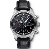 Cheap IWC Classic Pilot's Automatic Chronograph Mens Watch IW371701 fake.