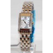 Replica Longines Dolce Vita L5.158.0.84.6 Womens Rectangle Stainless Steel set with Diamonds Quartz Watch