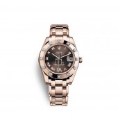 Rolex Pearlmaster 34 18 ct Everose gold M81315-0003 watch replica
