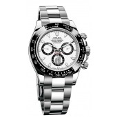 imitation Rolex Cosmograph Daytona 116500WSO White Dial Stainless Steel Oyster Watch