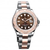 imitation Rolex Yacht-Master 116621CHSO Chocolate Dial Steel and 18K Everose Gold Oyster Watch