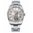 Fake Rolex Air-King White Gold Fluted Bezel Silver concentric dial 114234 SCAO.