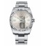 Fake Rolex Air-King White Gold Fluted Bezel Silver dial 114234 SPIO.