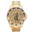 Fake Rolex GMT Master II Yellow Gold Pave diamond dial 116758 SAPAVE.