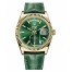 Fake Rolex Day Date Yellow Gold Green Dial 118138 GRL.