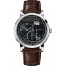 fake A. Lange & S?hne LANGE 1 TIME ZONE White gold 136.029 with black dial