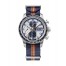 Replica Chopard Grand Prix de Monaco Historique Chronograph White Dial Blue Fabric Limited Edition Men's Watch