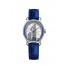 Replica Chopard Happy Sport Oval 18K White Gold Sapphires And Diamonds Watch