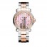 Replica Chopard Happy Sport Medium 36mm Educate A Child 18K Rose Gold & Stainless Steel Diamond Women's Watch