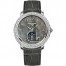 Patek Philippe Complications Black Mother of Pearl Dial Diamond Bezel 18kt White Gold Leather Ladies 4968G-001