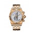 Breitling Chronomat 41 Men Rose Gold Diamond Bezel Watch fake