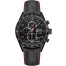 Tag Heuer Carrera 1887 Chronograph Automatic Black Dial Black Leather Men's Watch CAR2A80 fake.