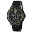 Tag Heuer Formula 1 Chronograph Black and Yellow Dial Black Rubber Men's Watch CAU111EFT6024 fake.