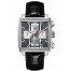 Tag Heuer Monaco Automatic Chronograph Black Dial Black Leather Men's Watch CAW211N.FC6177 fake.