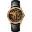 Replica Panthere Ronde Louis Cartier Wood And Gold Leaf Marquetry Watch