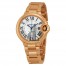 Cartier Ballon Bleu Silver Dial 18kt Rose Gold Ladies Watch W6920096 imitation