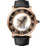 Replica Rotonde De Cartier 43.5 mm Manual Pink Gold Watch