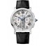 AAA quality Rotonde de Cartier Silver Dial Chronograph Automatic Men's Watch replica.