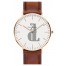 $89:Discounts Daniel Wellington Classic St. Mawes Leather Strap Watch 36mm