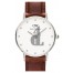$79:Discounts Daniel Wellington Classy St. Mawes Crystal Index Leather Strap Watch 26mm