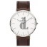 $89:Discounts Daniel Wellington Classic Bristol Leather Strap Watch 40mm