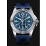 Breitling Colt 44 Automatic Blue Rubber Watch fake