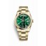 Rolex Day-Date 36 yellow gold 118208 Green Dial
