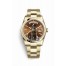 Rolex Day-Date 36 yellow gold 118208 Cognac Dial