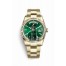Rolex Day-Date 36 yellow gold 118238 Green Dial