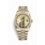 Rolex Day-Date 36 yellow gold 118348 Champagne-colour set diamonds Dial