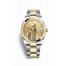 Rolex Datejust 36 Yellow Rolesor Oystersteel yellow gold 126203 Champagne-colour Dial