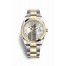 Rolex Datejust 36 Yellow Rolesor Oystersteel yellow gold 126203 Silver set diamonds Dial