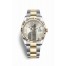 Rolex Datejust 36 Yellow Rolesor Oystersteel yellow gold 126233 Silver set diamonds Dial