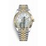 Rolex Datejust 41 Yellow Rolesor Oystersteel yellow gold 126333 White mother-of-pearl set diamonds Dial