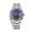 Rolex Datejust 41 White Rolesor Oystersteel white gold 126334 Blue set diamonds Dial