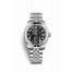 Rolex Datejust 31 White Rolesor Oystersteel white gold 178344 Black Dial