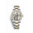 Rolex Datejust 31 Yellow Rolesor Oystersteel yellow gold 178383 Silver set diamonds Dial