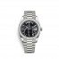Rolex Day-Date 40 18 ct white gold M228349RBR-0002 watch replica