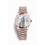 Rolex Datejust 31 Everose gold 278245 White mother-of-pearl set diamonds Dial