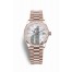 Rolex Datejust 31 Everose gold 278285RBR White mother-of-pearl set diamonds Dial