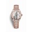 Rolex Datejust 28 Everose gold 279135RBR White Dial