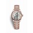 Rolex Datejust 28 Everose gold 279175 White mother-of-pearl set diamonds Dial