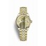 Rolex Datejust 28 yellow gold 279178 Champagne-colour set diamonds Dial